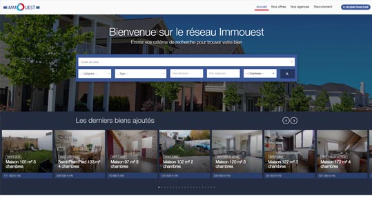 Mise en ligne du site RESEAU IMMOUEST