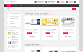 Mise en ligne du site du MERCERIE DE REVE