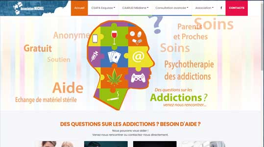 Mise en ligne du site ASSOCIATION MICHEL