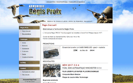 Mise en ligne du site du ARMURERIE PROIX