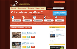 Site Internet Dunkerque Restaurants réalisé par Clickanet