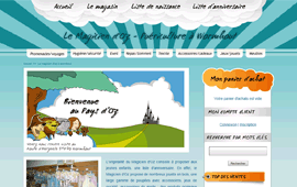 Site Internet Le Magicien d'Oz réalisé par Clickanet